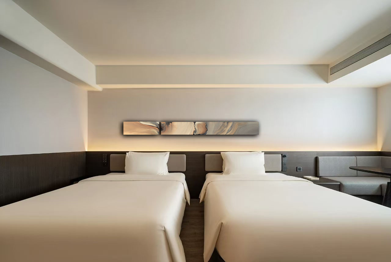 酒店床头创意抽象派装饰画