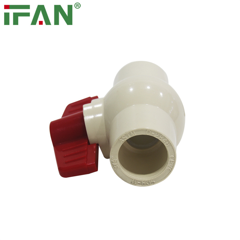 IFAN CPVC Ball Valve ASTM 2846 Plumbing PVC Pipe Fittings Specification image