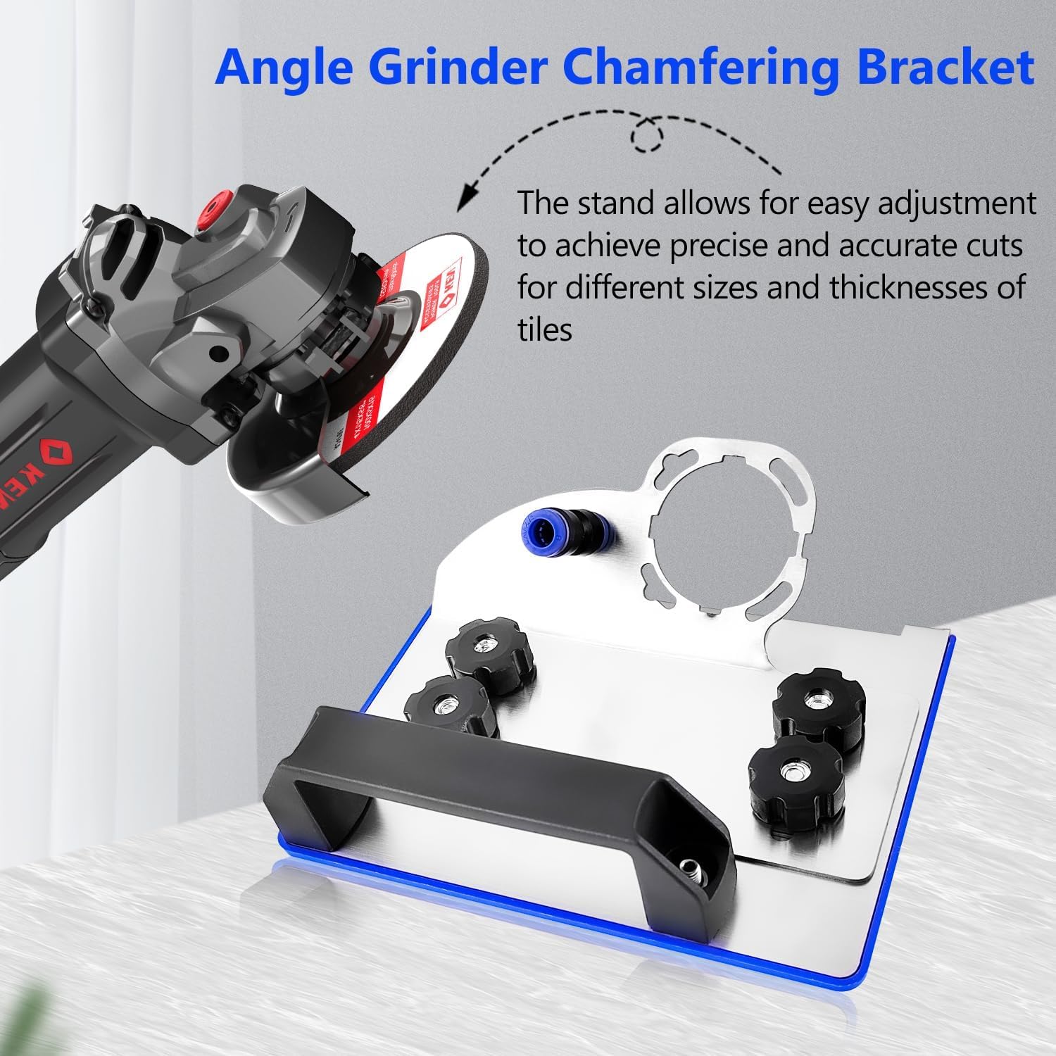 Angle Grinder Stand for Angle Grinder Stand Type 100- Tile Cutter 45 Degree Cutting, Angle Grinder Tile Cutter, Tile Cutter full figure