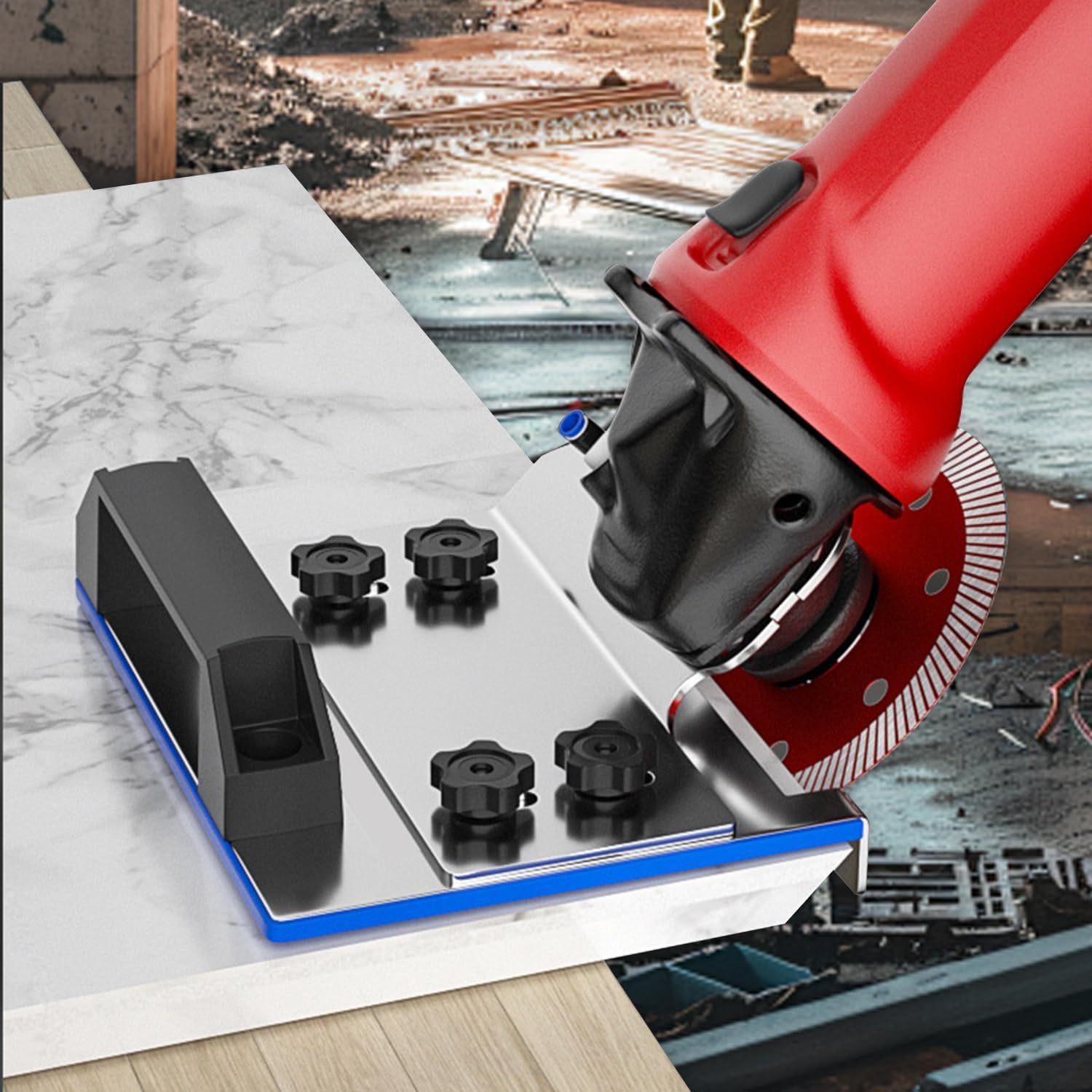 Angle Grinder Stand for Angle Grinder Stand Type 100- Tile Cutter 45 Degree Cutting, Angle Grinder Tile Cutter, Tile Cutter Specification drawing
