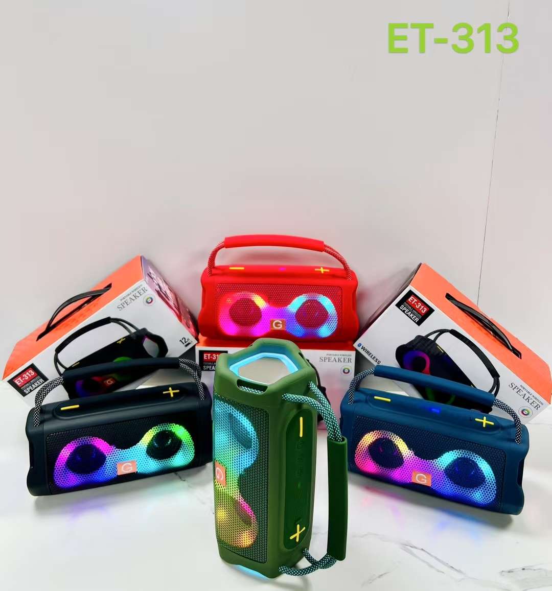 ET-313蓝牙音响跑马灯光南美爆款热卖