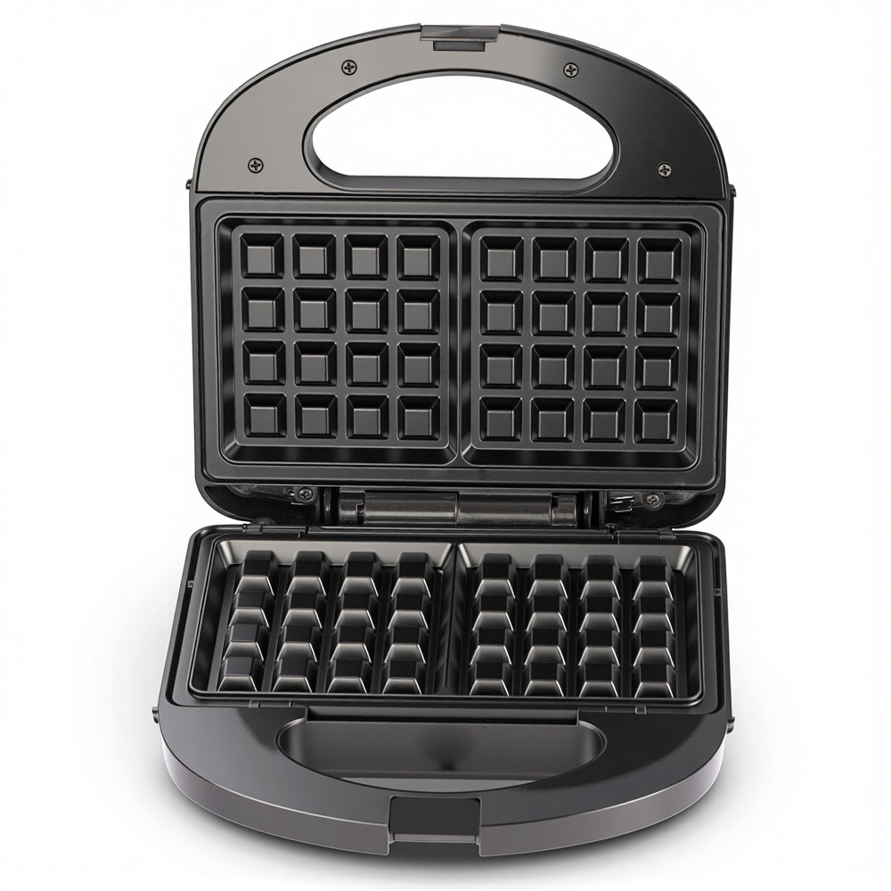 RAF European-standard cross-border household multi-functional double-sided breakfast machine, waffle machine, heating cake machine, sandwich machine Specification drawing