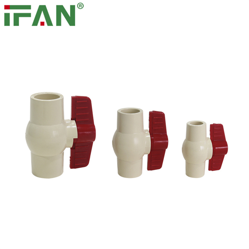 IFAN CPVC Ball Valve ASTM 2846 Plumbing PVC Pipe Fittings