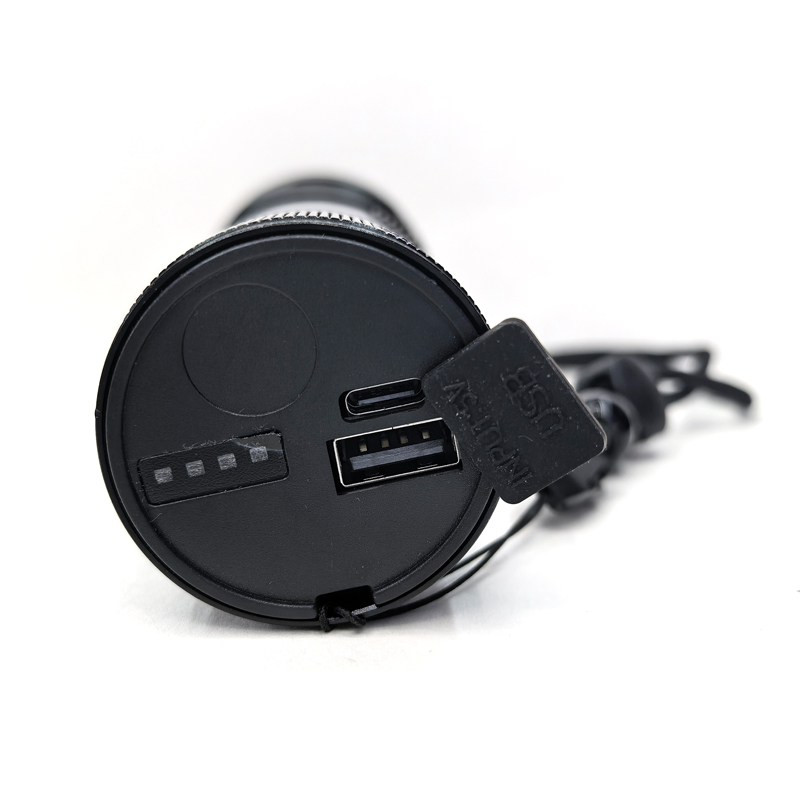 701铝手电USB充电高亮远射白激光手电筒强光铝合金手电筒便携手握家用户外电筒详情图5