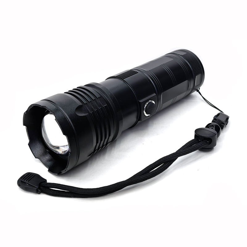 701铝手电USB充电高亮远射白激光手电筒强光铝合金手电筒便携手握家用户外电筒详情图2