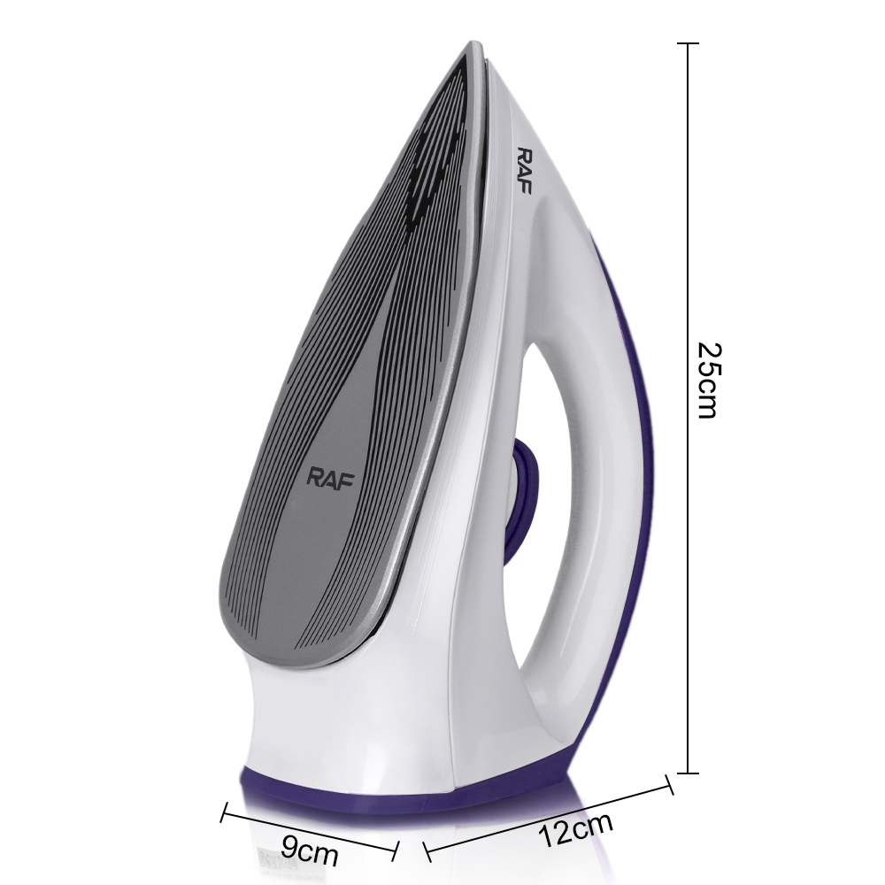 RAF European Standard best-selling household handheld electric iron, hotel-specific dry iron R.1261 Specification drawing