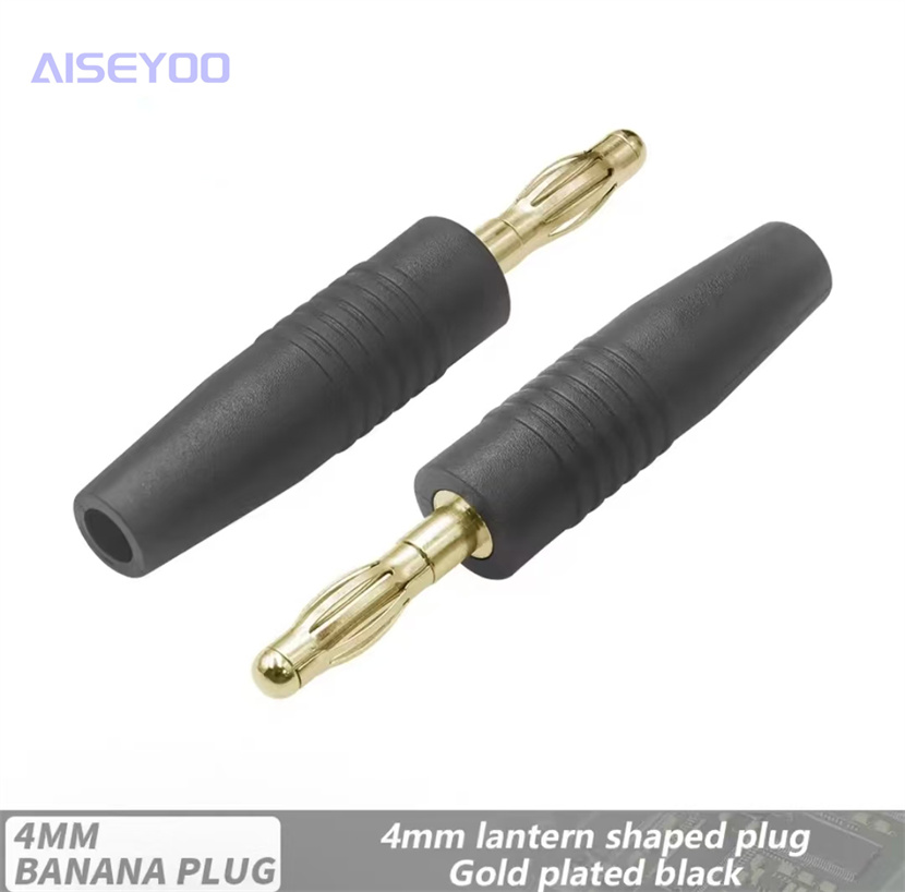 Pure copper 4MM banana plug, gold-plated audio power amplifier banana plug, all-metal lantern banana plug pic 11