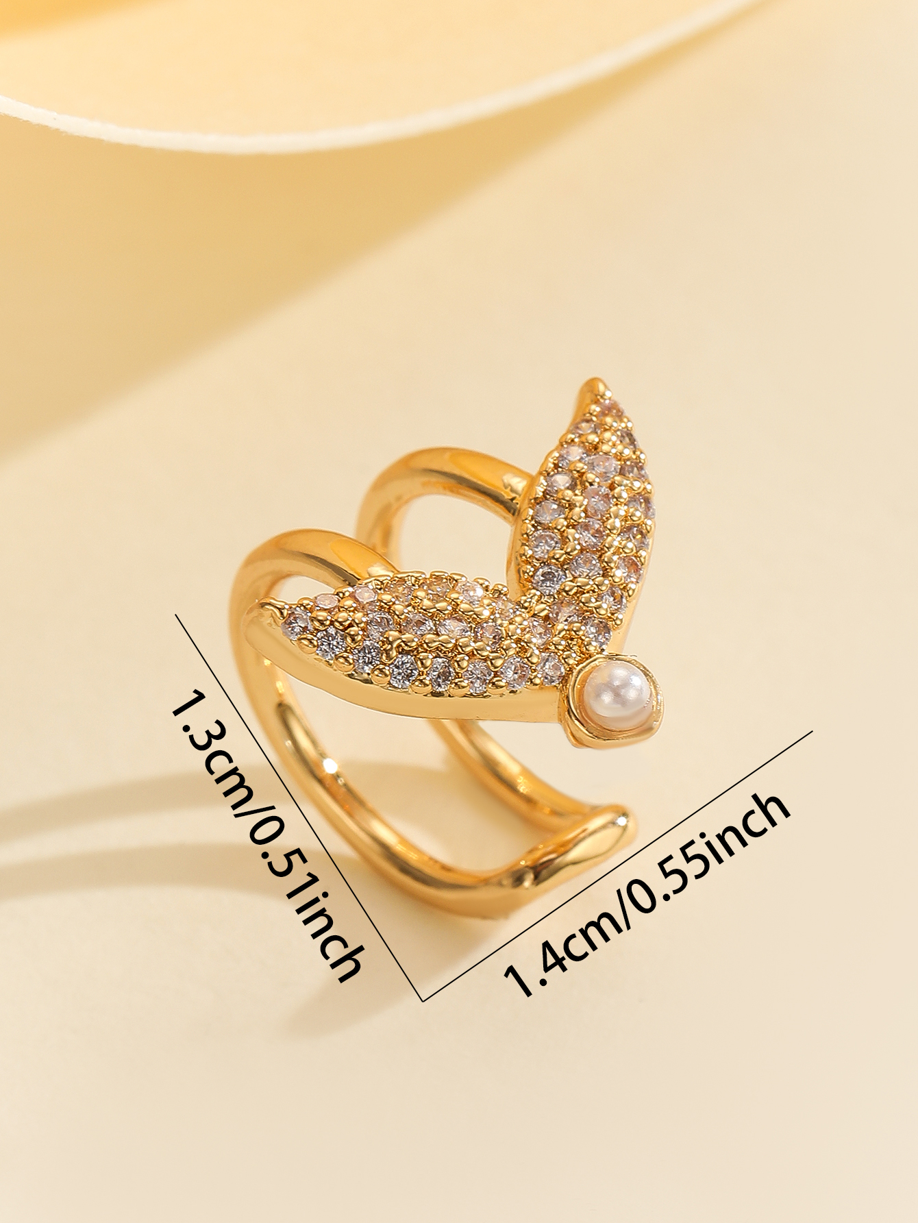 耳骨夹/饰品/儿童首饰饰品/水滴水晶散珠/耳夹女长款简约产品图