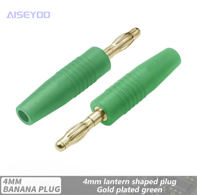 Pure copper 4MM banana plug, gold-plated audio power amplifier banana plug, all-metal lantern banana plug pic 9