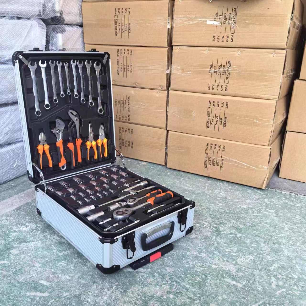 187pcs set of tool sets, combined hardware tools, screwdriver tool sets, screwdriver tool sets detail image 6