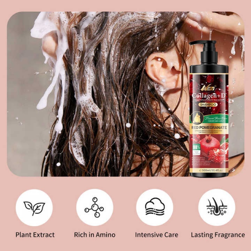 shampoo set cleanses the scalp, gently removes dandruff and nourishes the hair roots Specification drawing