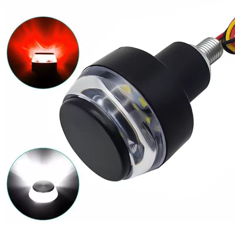Motorcycle led handlebar lights, turn signals, ultra-bright decorative lights, yellow turn lights Item Picture