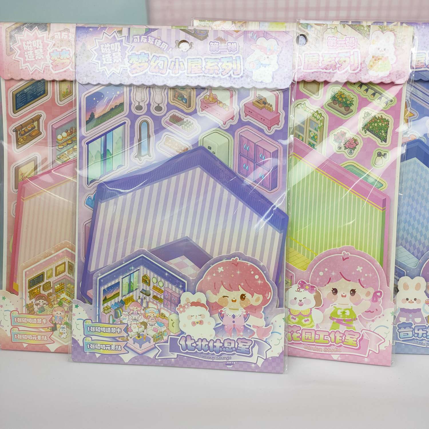 磁吸造景贴纸创意礼品工艺品 卡通儿童果冻 创意贴纸 玩具书包装饰品 环保无毒材质安全可靠产品图