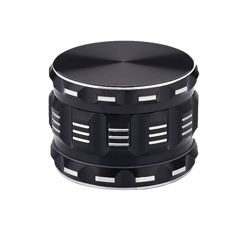 铝合金直径63平板音箱三白边卡扣4层外贸精品 研磨碎烟器 磨烟盒