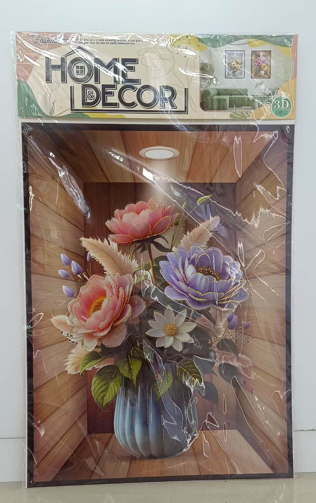 The GLW photo frame is decorated with layers of stickers