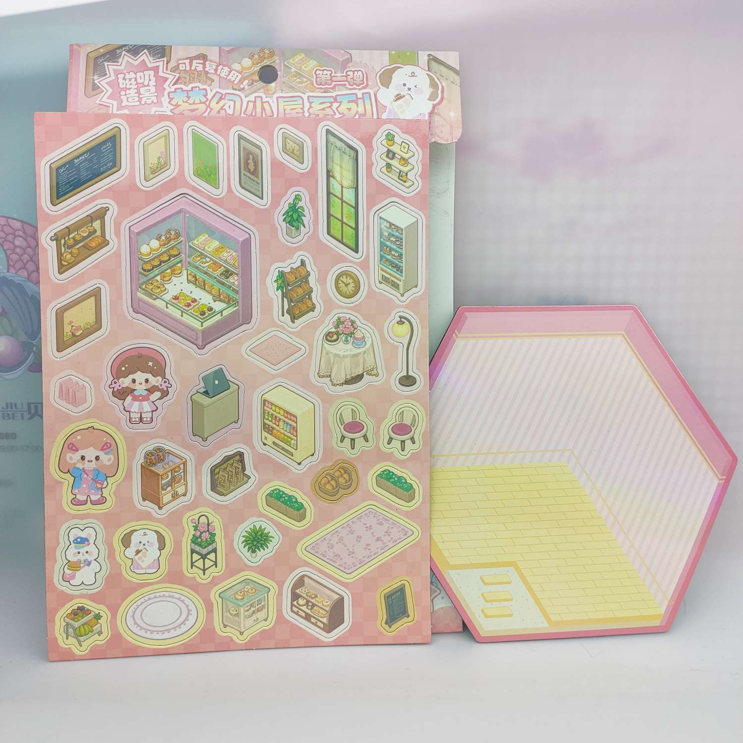 磁吸造景贴纸创意礼品工艺品 卡通儿童果冻 创意贴纸 玩具书包装饰品 环保无毒材质安全可靠详情图4