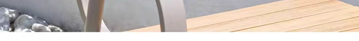 户外庭院铝合金塑木桌椅组合套装室外露台柚木桌椅外摆北欧防晒详情22