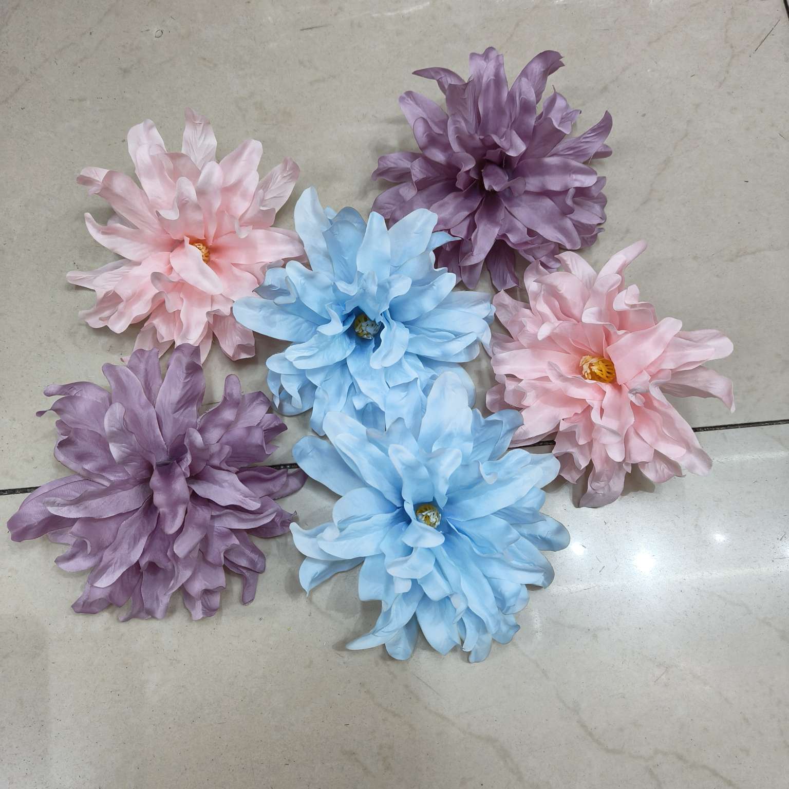 Large-scale artificial flower silk fabric floral art decorations, handicrafts, gifts, artificial petals, artificial flowers, bright and realistic colors, beautiful and elegant
