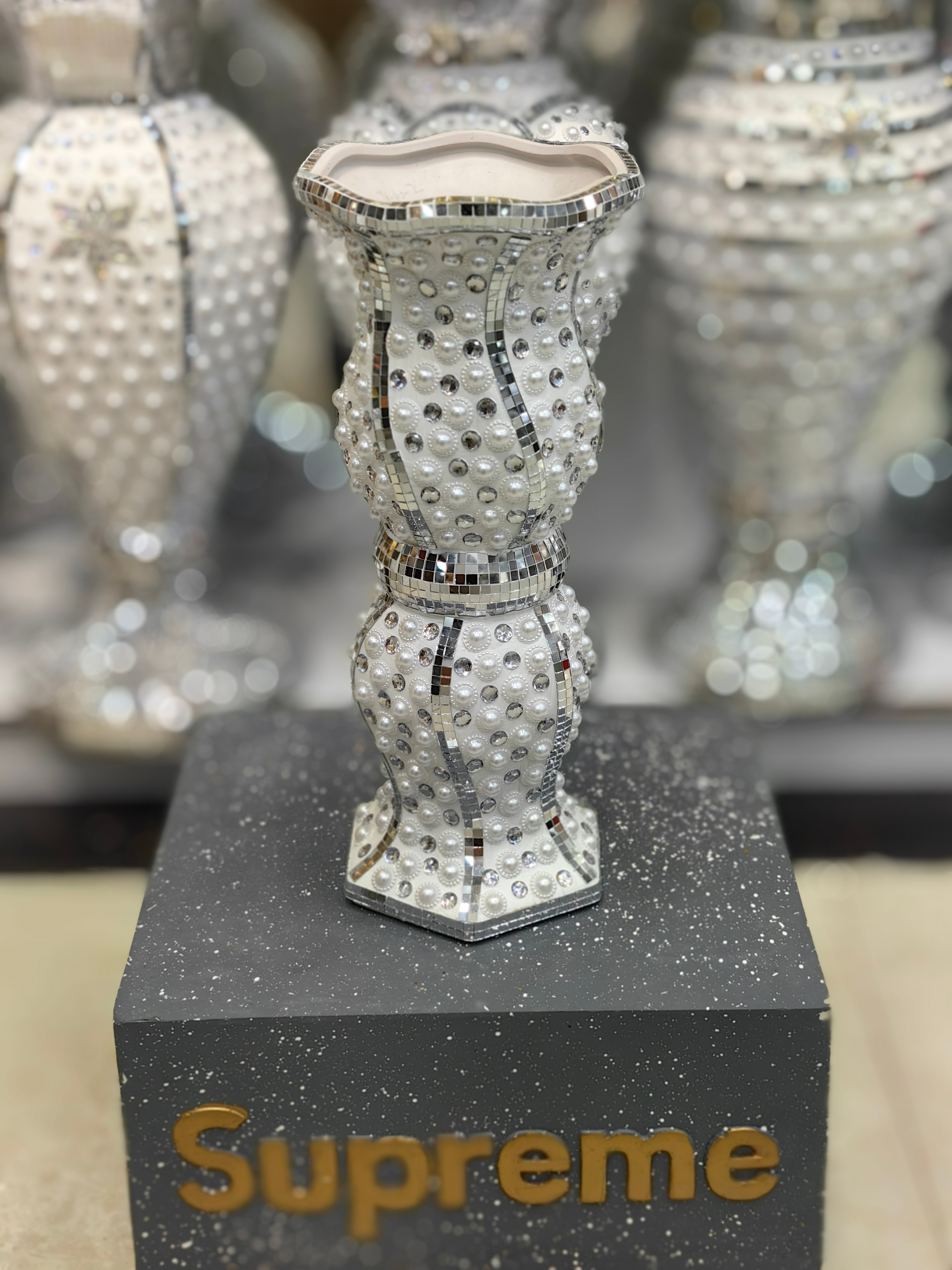 花瓶酒店家居用品 水晶玻璃花瓶 工艺品详情3