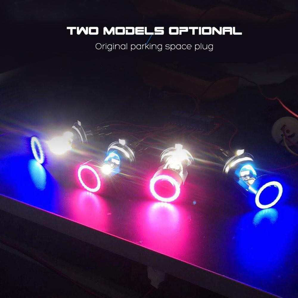 20W high-power fan motorcycle universal LED angel eye ring headlights, ultra-bright motorcycle lights, electric vehicle lights details Picture