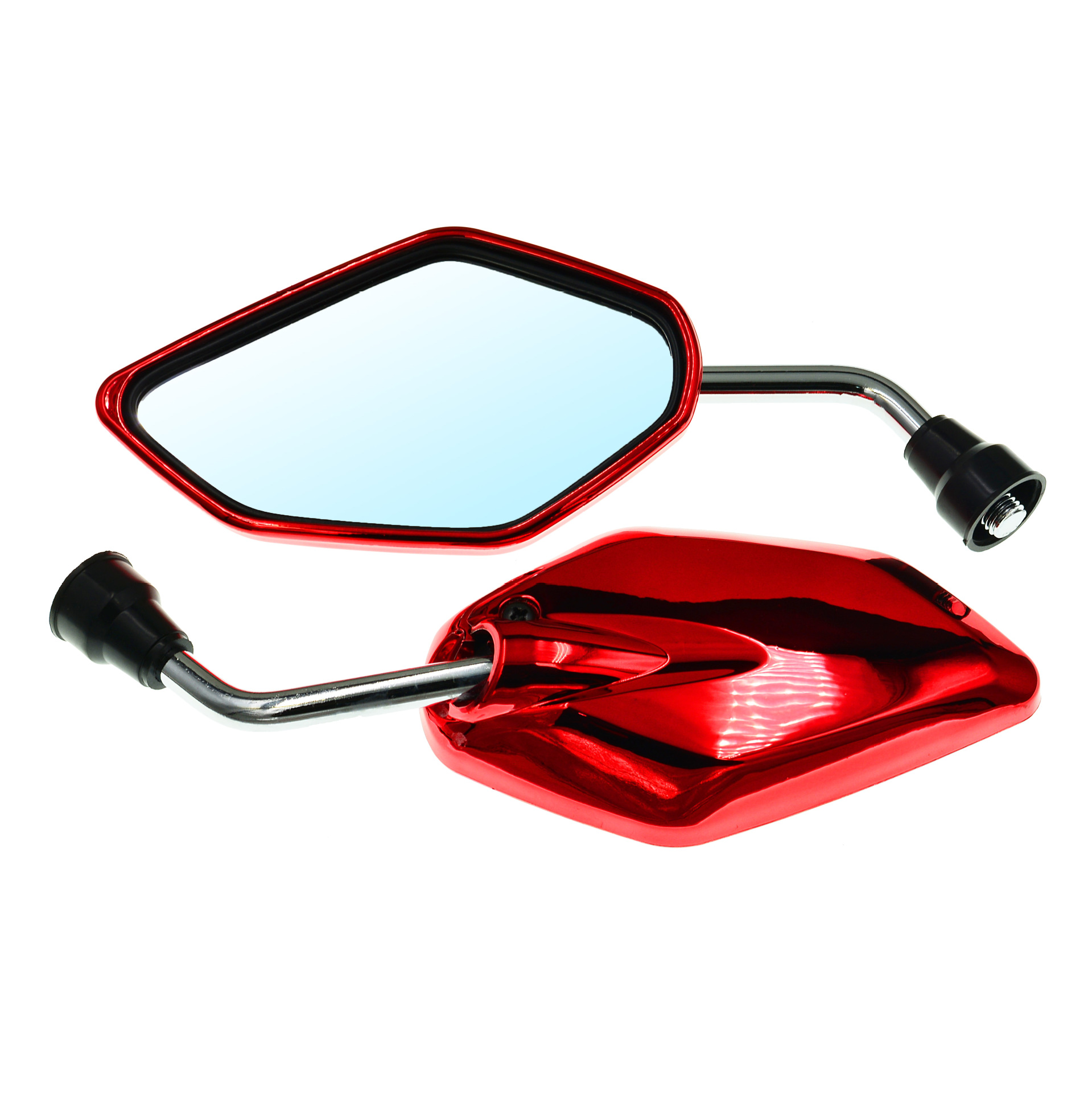 Motorcycle general rearview mirror, electric vehicle rearview mirror manufacturer supplies motorcycle rearview mirror electroplated rearview mirror Application Scenario