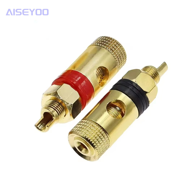 Pure copper M8 terminal post 8mm charging welding machine inverter horn post 100A200A high current banana socket Specification image