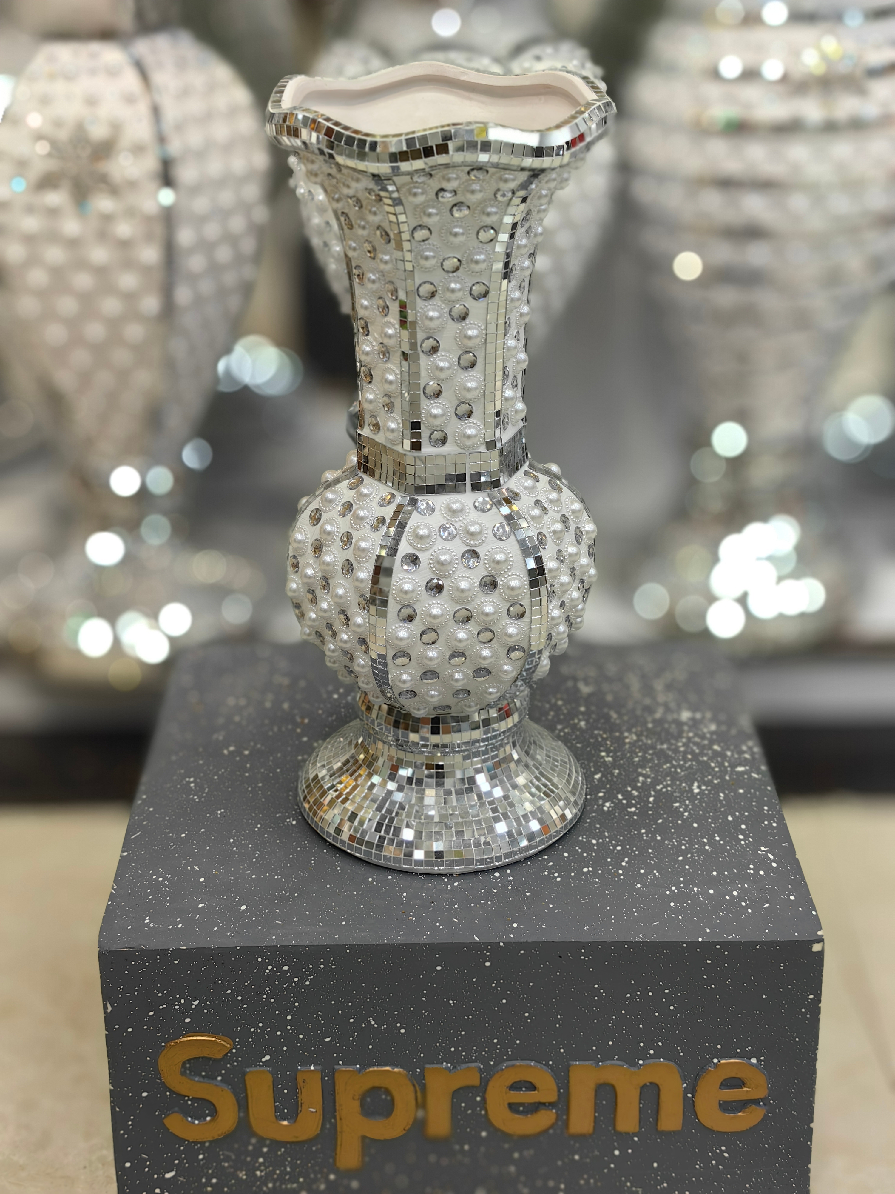 花瓶酒店家居用品 水晶玻璃花瓶 工艺品详情2