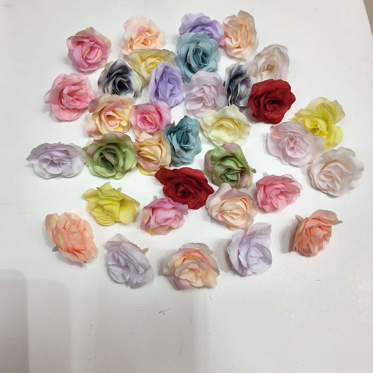 Gran simulación floral tela de seda material artesanía regalos arte floral avanzado decoración floral falsa simulación pétalos realistas y hermosos