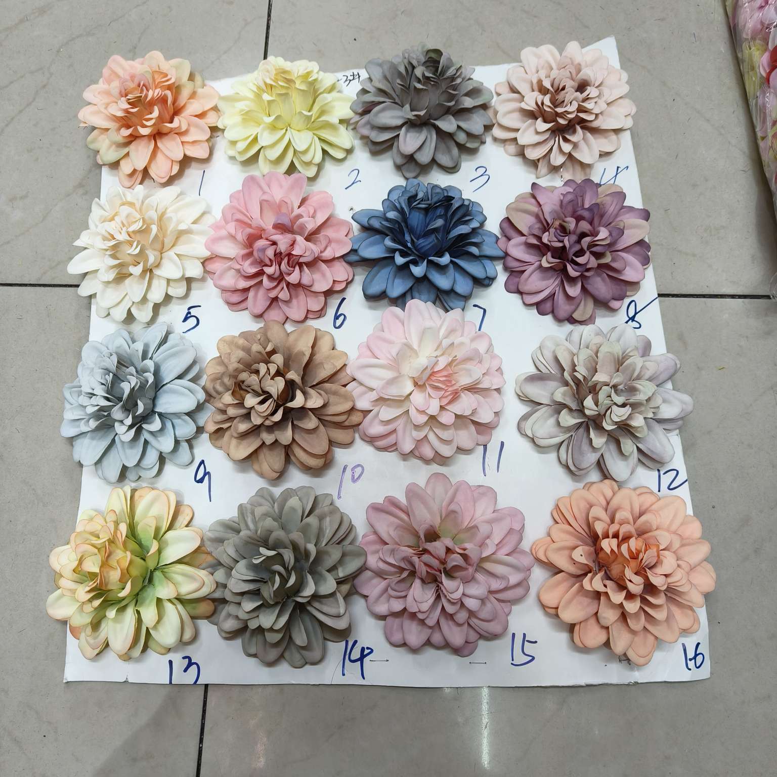 Flores de simulación a gran escala material de PU arte floral decoraciones artesanales regalos sensación real de tacto flores falsas obras de arte decorativas interiores simulación pétalos delicados producción Specification image