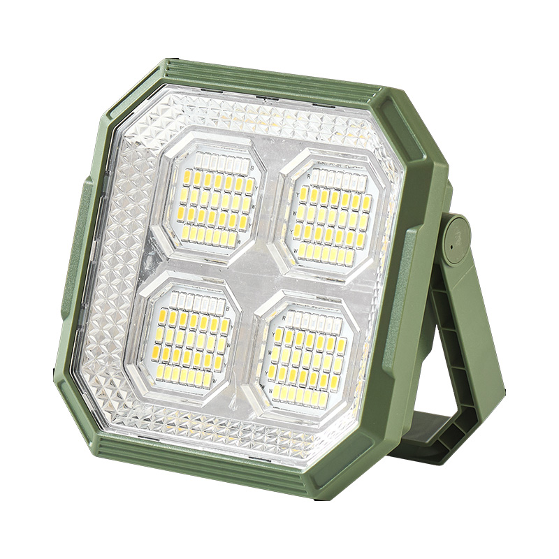 Outdoor portable camping lamp, multi-functional camping lamp, solar floodlight, high brightness, long battery life, various lamp beads, battery level display lighting lamp Specification image