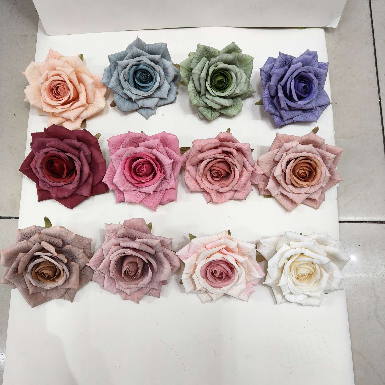 Gran simulación floral tela de seda material diseño floral artesanía regalos decoración pétalos de flores falsas sensación táctil real simulación floral art decoración del hogar