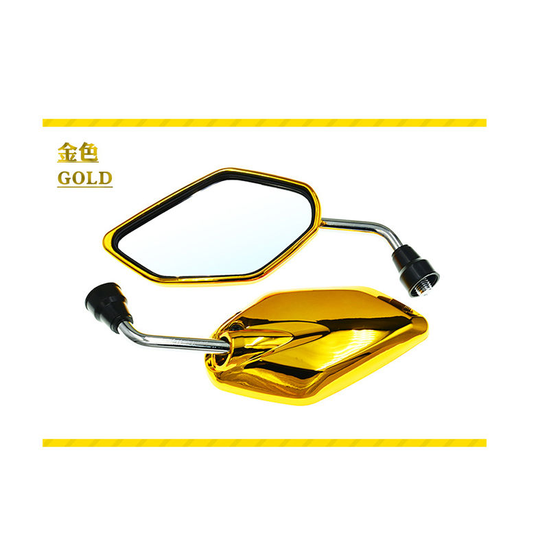 Motorcycle general rearview mirror, electric vehicle rearview mirror manufacturer supplies motorcycle rearview mirror electroplated rearview mirror Item Picture