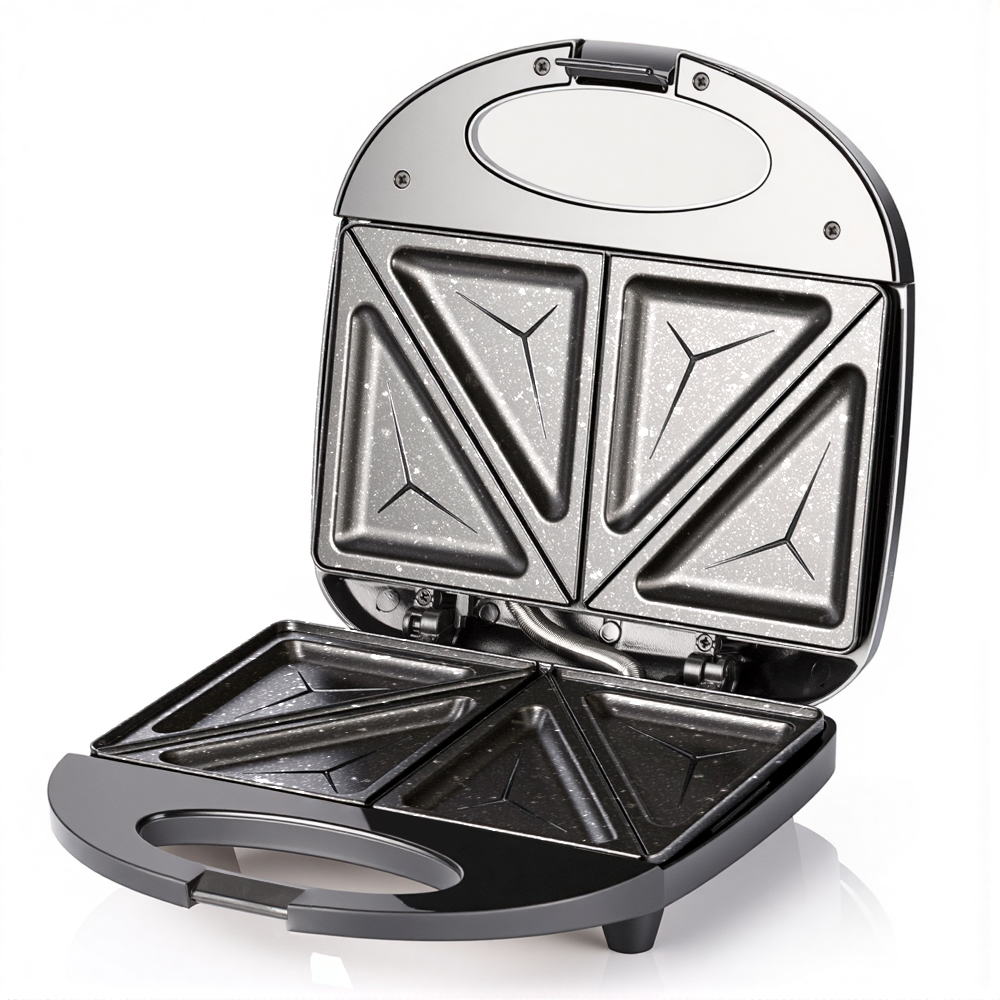 RAF European-standard cross-border household double-sided breakfast spater, waffle maker, sandwich maker, multi-functional bread maker Item Picture