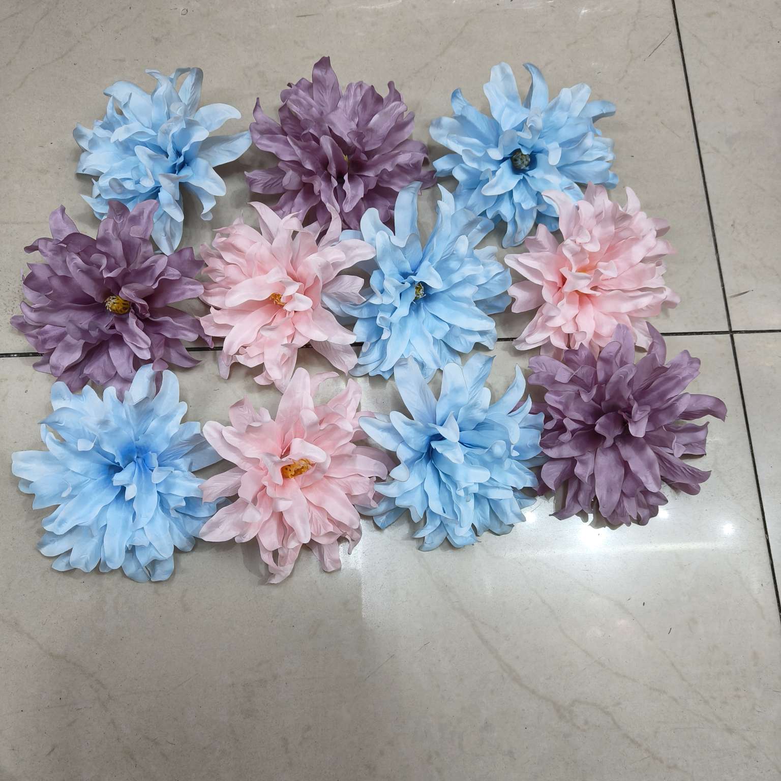 Large-scale artificial flower silk fabric floral art decorations, handicrafts, gifts, artificial petals, artificial flowers, bright and realistic colors, beautiful and elegant Application Scenario