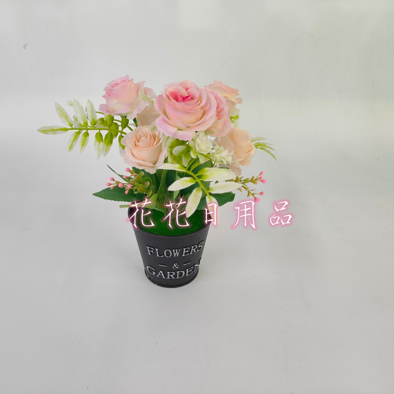 House flowers, artificial flowers, bonsai, plastic POTS, rose decorations and ornaments Item Picture