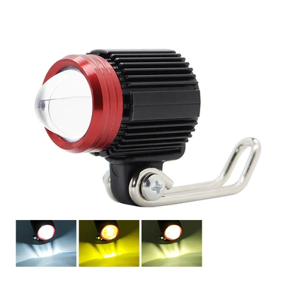 Factory direct sales of universal led headlights for motorcycles, small steel gun front illumination lights, integrated high and low beam headlights for electric vehicles thumbnail
