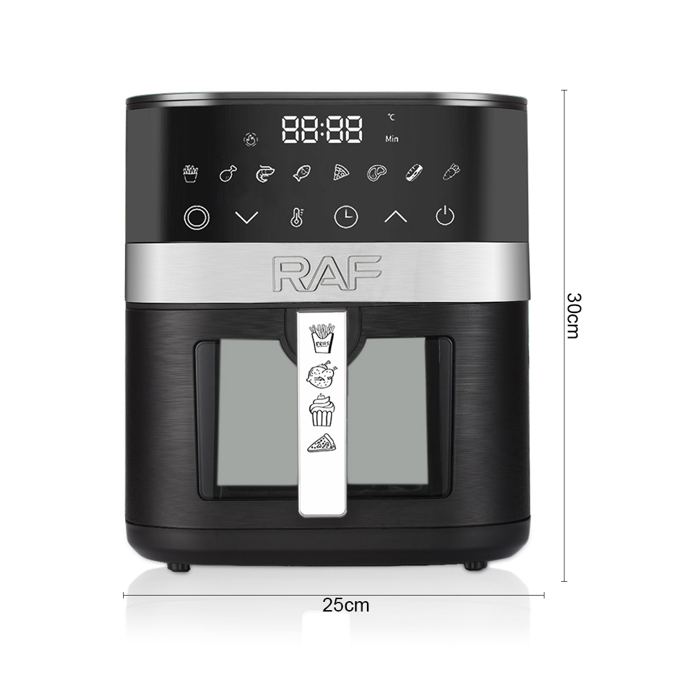 RAF European Standard cross-border 5L air fryer, multi-functional, easy-to-operate, smart home digital display air circulation Application Scenario