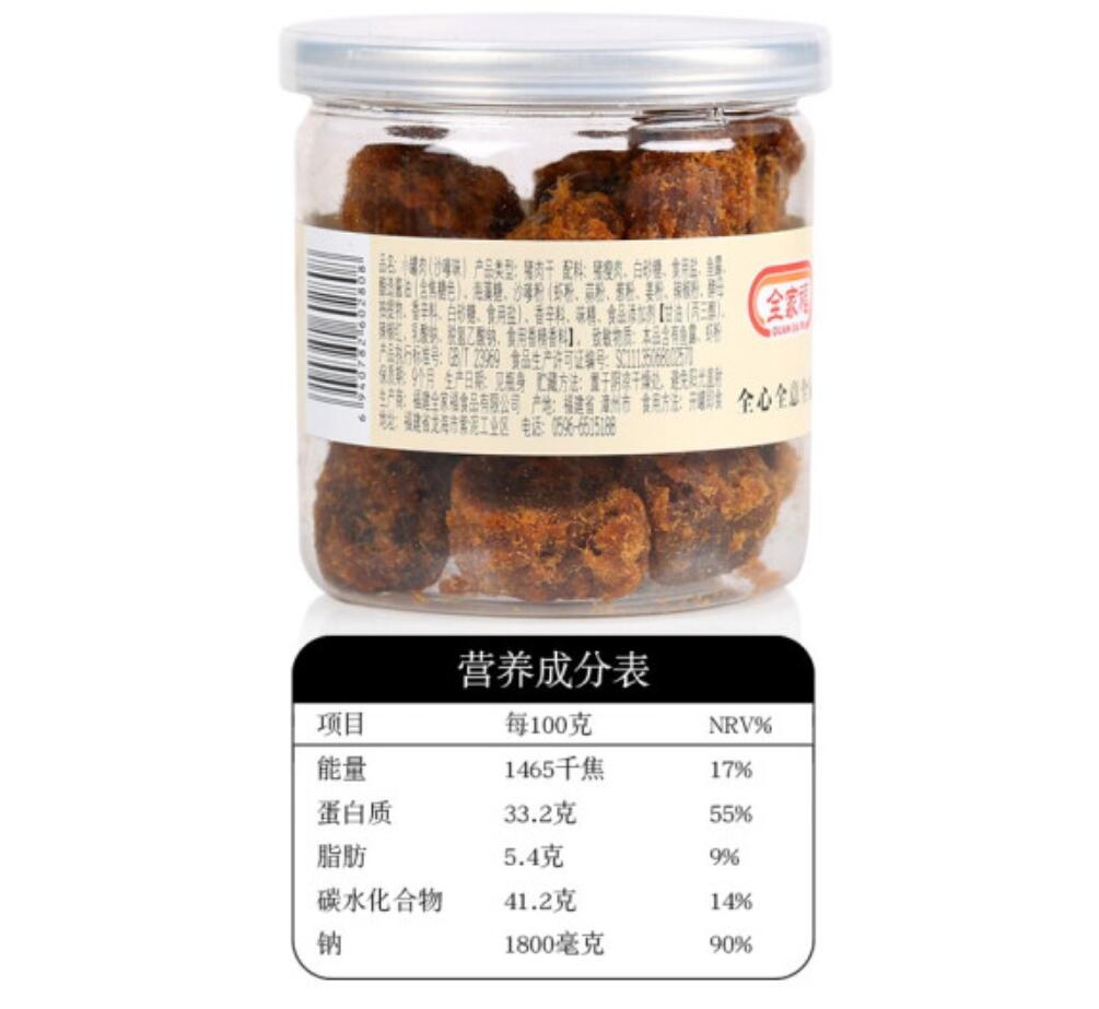 包邮 全家福旺家福小罐肉猪肉粒46g洋什铺VIN NOVA手办零食肉制品详情2