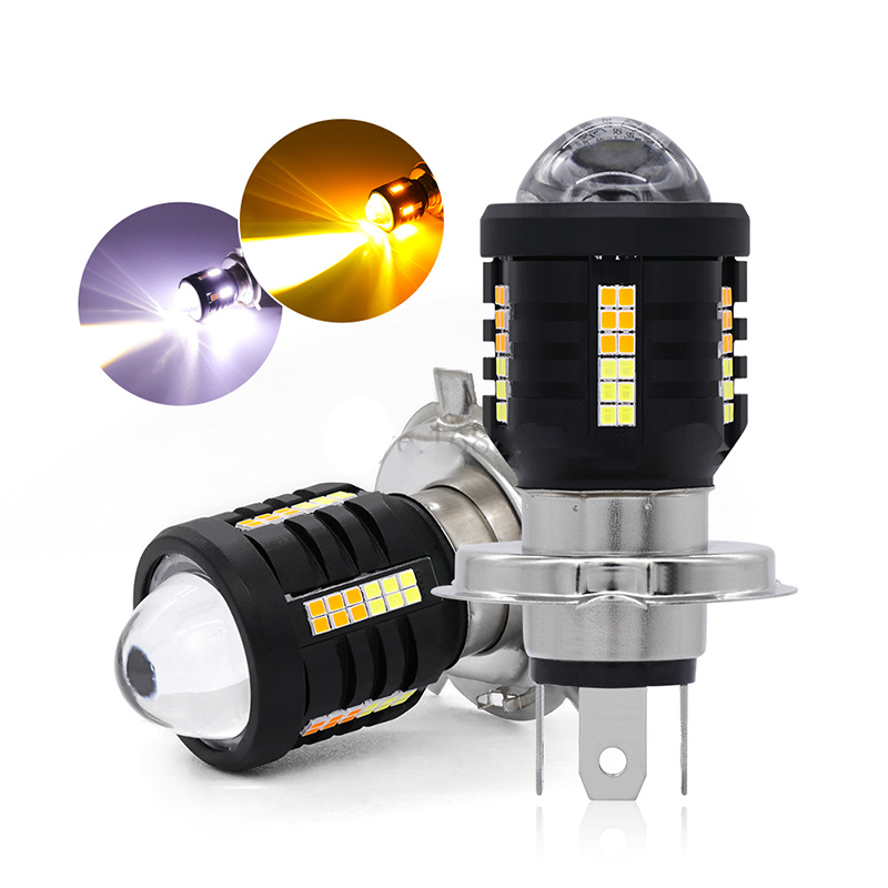 Factory direct sales of LED motorcycle universal lights BA20D H4, high-brightness electric headlights and universal headlights full figure