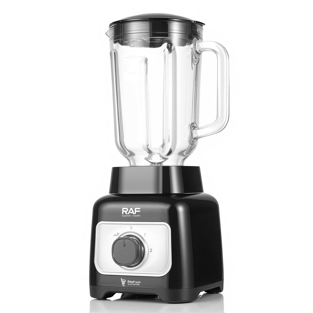 RAF European standard food processor 1.25L blender, two-in-one fruit and vegetable juicer, household glass juicer, juicer Item Picture
