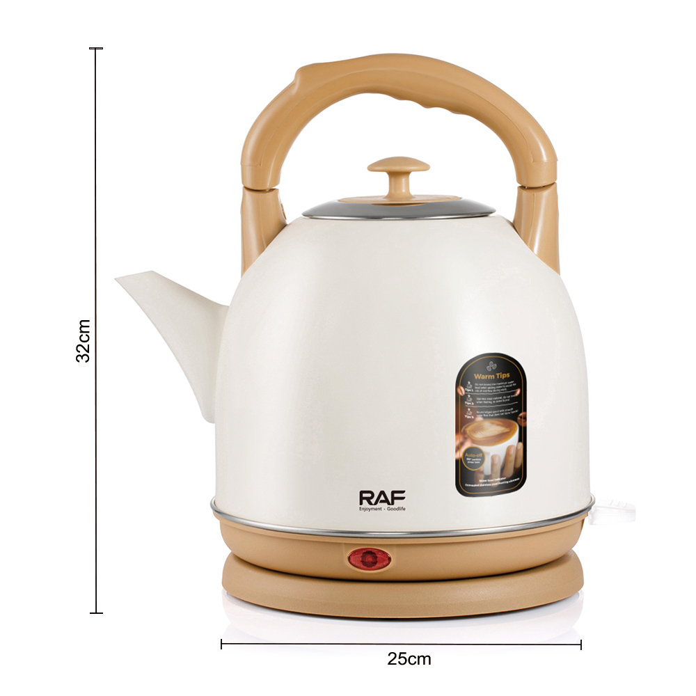 RAF European standard household electric kettle 4.0L, automatic power-off heat preservation electric kettle, boiling electric kettle Item Picture