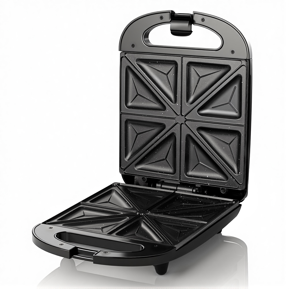 RAF European standard household portable double-sided breakfast machine, waffle machine, sandwich machine, multi-functional bread machine pic 6