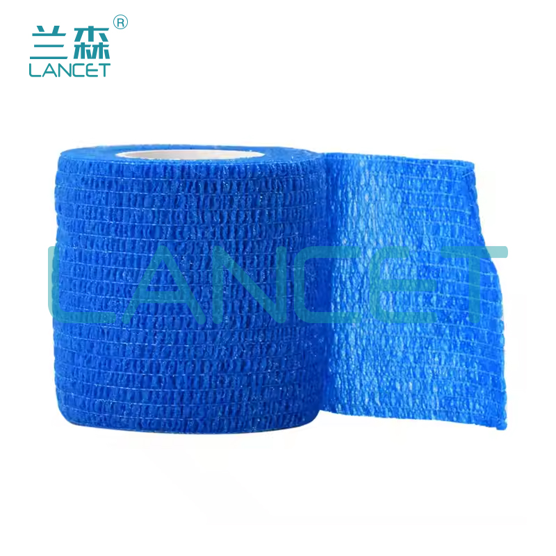 Finger bandages, self-adhesive elastic bandages, medical straps, breathable sports training type, wound medical bandaging and fixation, non-woven fabric rolls pic 1