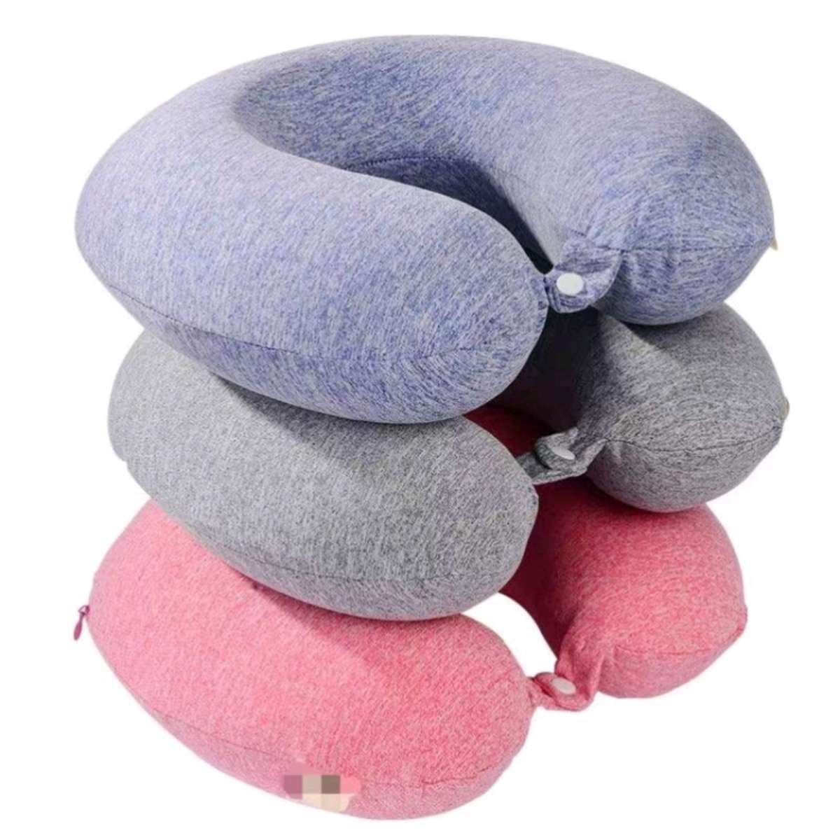 Memory foam quick-drying round U-shaped pillow, specially designed for taking a nap in a car