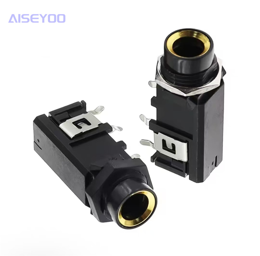 6.35 Headphone socket PJ-603A Yellow 4-pin audio and video socket Microphone socket Speaker socket details Picture