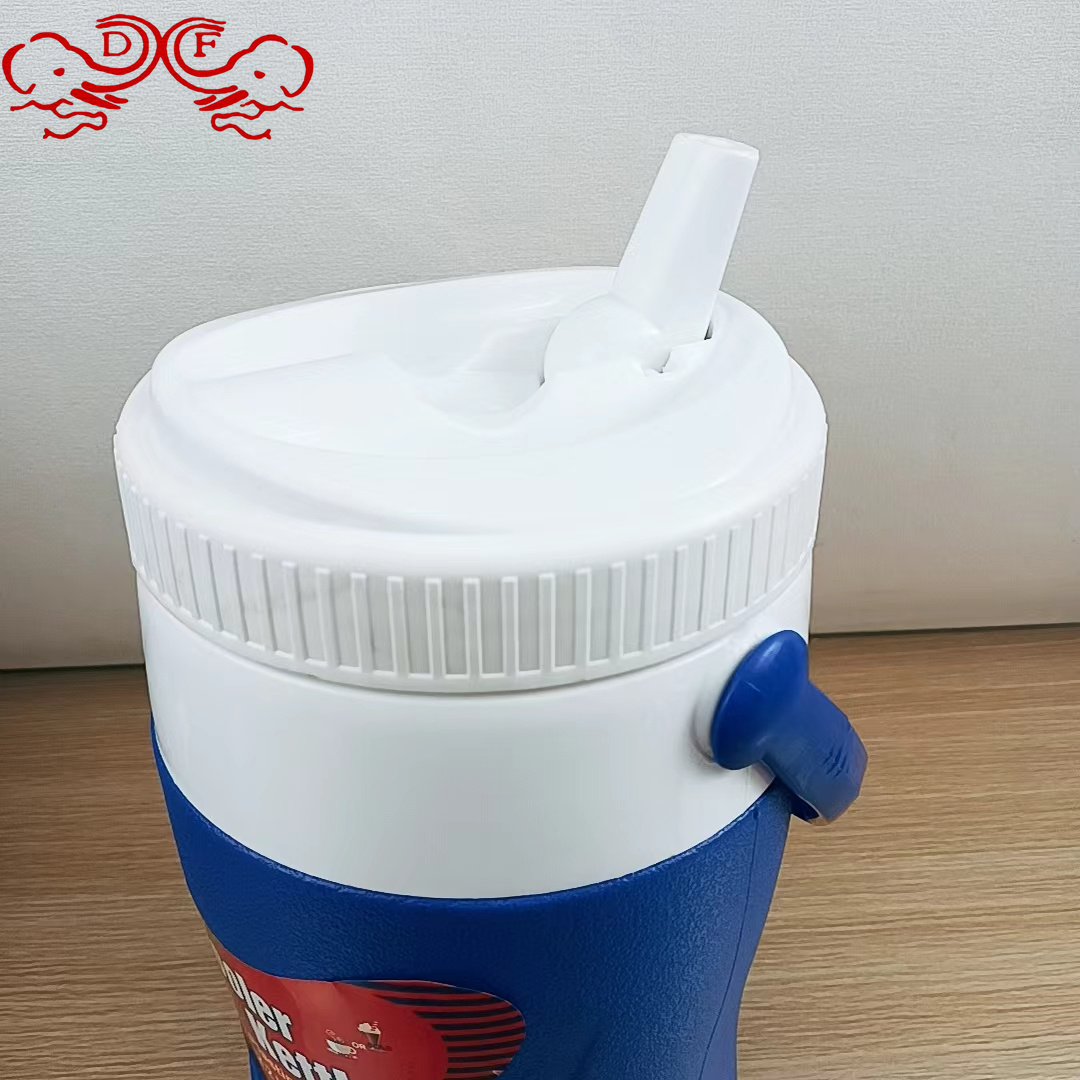 DF68906 plastic ice bucket with lid, outdoor portable insulated bucket, household food, hot and cold drinks, beverages, iced tea bucket, DF TRADINGHOUSE Specification image