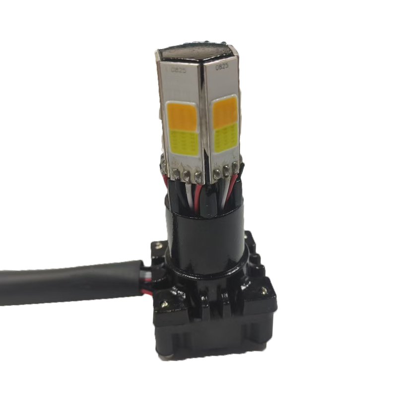 Cross-border motorcycle universal headlights, multi-faceted headlights, high and low beam flashing, electric vehicle led headlights, ultra-bright headlights Specification drawing