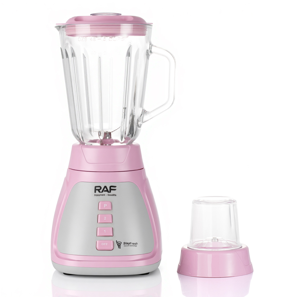 RAF European standard glass new color cross-border food processor 1.5L blender, two-in-one fruit and vegetable juicer, juicer Specification drawing