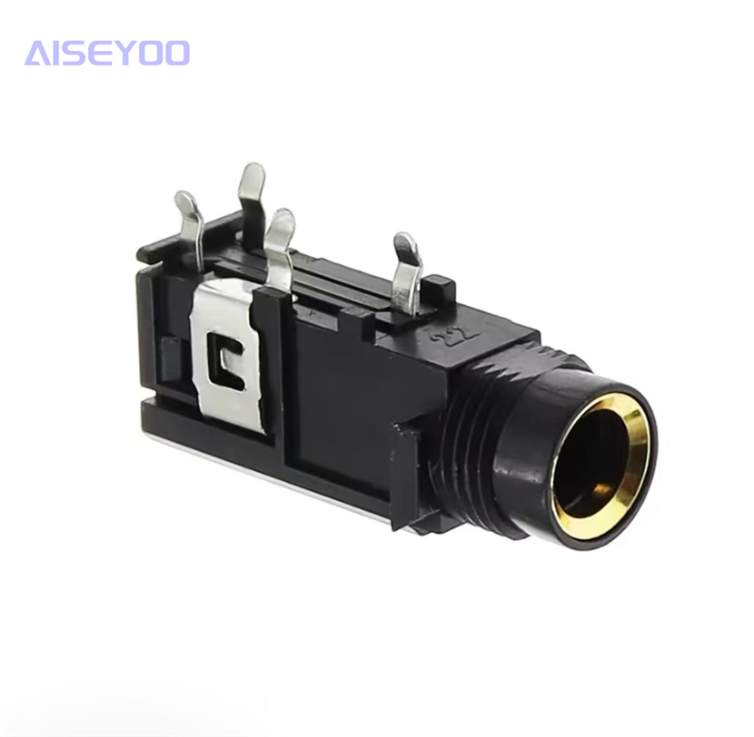 6.35 Headphone socket PJ-603A Yellow 4-pin audio and video socket Microphone socket Speaker socket pic 7