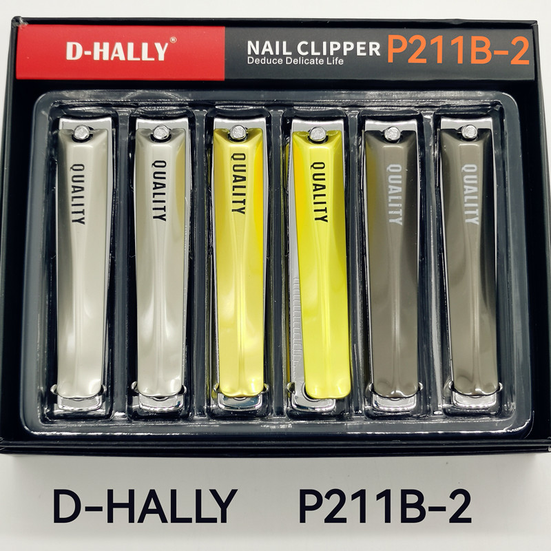 Nail clippers, nail cutters, nail clippers D-HALLY Di Hali P211B-2 for export to Southeast Asia, the Middle East, South America, Europe and Africa Item Picture